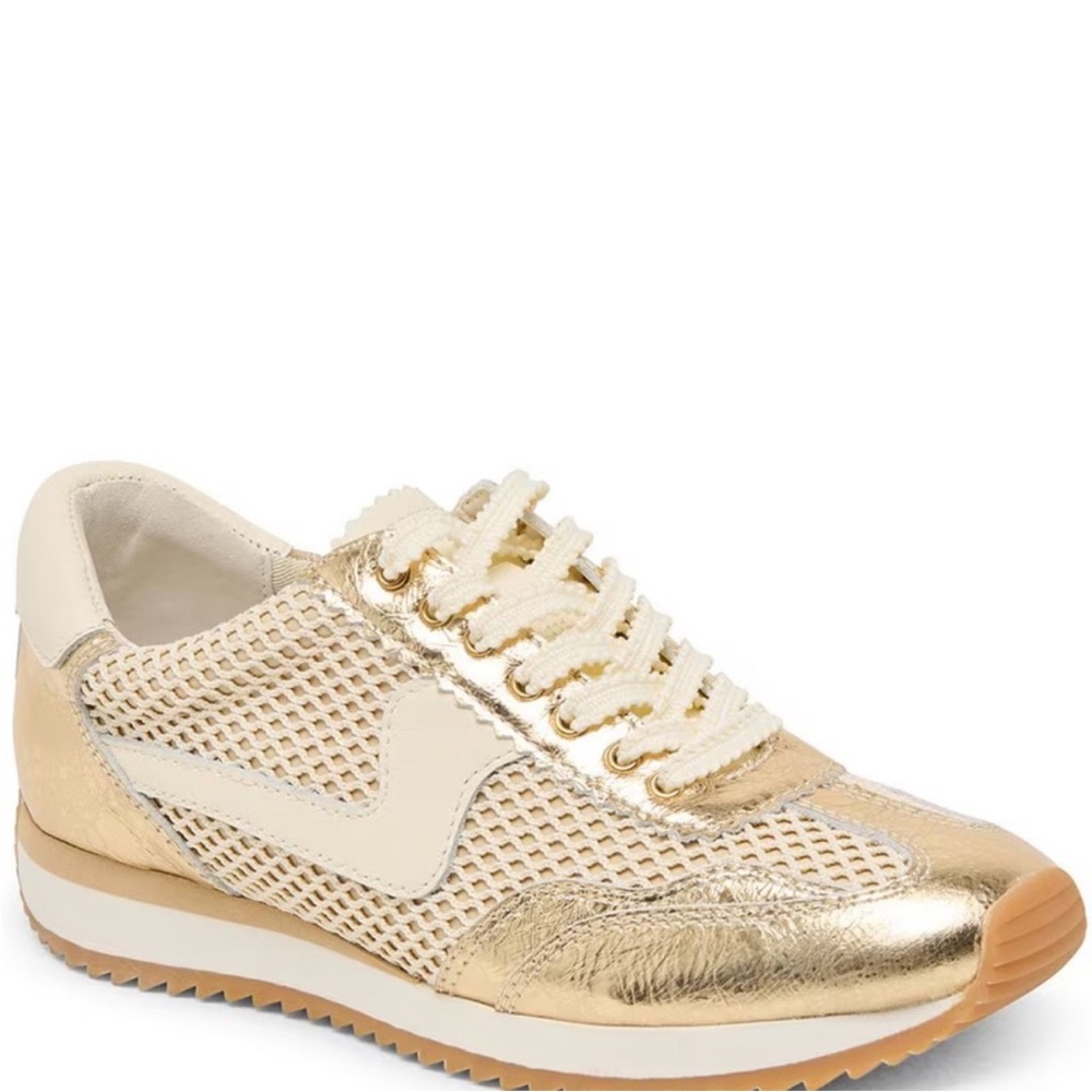 Dolce Vita Gold Mesh Sneakers